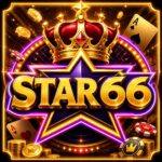 Star66 game app interface showing login screen and download options for mobile users